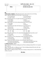 Bộ Đề KT Địa Lý 8