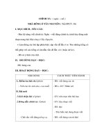 Giáo án Tiếng Việt 3 - CHÍ NH TẢ : ( nghe - viết ) NHÀ RÔNG Ở TÂY NGUYÊN ( Tiết PPCT: 30) ppsx