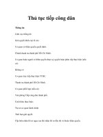 Thủ tục tiếp công dân pot