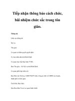 Tiếp nhận thông báo cách chức, bãi nhiệm chức sắc trong tôn giáo docx