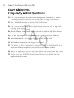 The Real MTCS SQL Server 2008 Exam 70/432 Prep Kit- P9 pptx