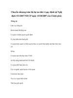 Chuyển nhượng toàn bộ dự án nhà ở (quy định tại Nghị định 153/2007/NĐ-CP ngày 15/10/2007 của Chính phủ) ppt