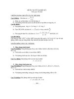 đề ôn thi tốt nghiệp 2010