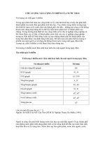 CHI TIÊU ĐO LƯỜNG LƯỢNG CHẤY THẢI GÂY Ô NHIỄM CỦA NƯỚC THẢI pot