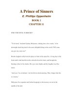 A Prince of Sinners E. Phillips Oppenheim BOOK 1 CHAPTER 11 docx