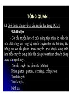 Tổng quan về cơ cấu truyền lực trong động cơ đốt trong doc