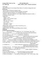 Tài liệu HD và Đề cương ôn tập Anh 9 kì 2