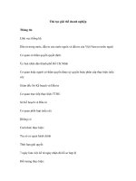 Thủ tục giải thể doanh nghiệp docx