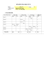 ma tran va de kiem tra + dap an