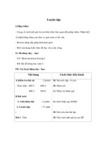 Bài giảng Toán lớp 3 - Luyện tập ppt