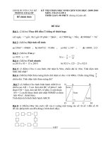 Đề thi HSG toán 4 NH 2009-2010