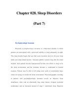 Chapter 028. Sleep Disorders (Part 7) potx
