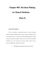 Chapter 003. Decision-Making in Clinical Medicine (Part 9) doc