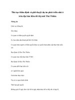 Thủ tục thẩm định và phê duyệt dự án phát triển nhà ở trên địa bàn Khu đô thị mới Thủ Thiêm pptx