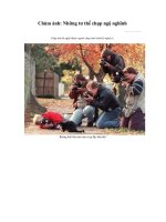 Chùm ảnh: Những tư thế chụp ngộ nghĩnh