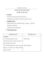 Tiếng Việt lớp 4 - LUYỆN TỪ VÀ CÂU - LUYỆN TẬP VIẾT TÊN NGƯỜI, TÊN ĐỊA LÍ VIỆT NAM doc