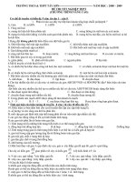 đề thi thử đại hoc số 6
