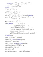 Bài tập Lôgariat(có lòi giải)