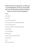 Thanh toán học phí cho trường đại học, cao đẳng, trung học chuyên nghiệp thuộc Sở Giáo dục - Đào tạo thành phố có sinh viên thuộc diện hộ có đất bị thu hồi để thực hiện các dự án đầu tư trên địa bàn thành phố pptx