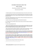 HỒ SƠ ĐĂNG KÝ KINH DOANH pot