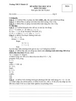 đề thi kì 2 tin 8