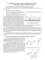 Quá trình phát triển của địa hình bề mặt Trái Đất theo quan điểm của Davis và Penck
