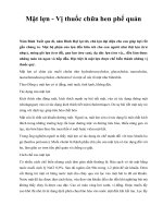 Mật lợn - Vị thuốc chữa hen phế quản docx