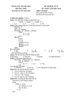 Đề thi học kỳ 2 tin 11 (New)