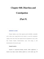 Chapter 040. Diarrhea and Constipation (Part 9) pdf