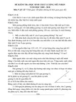 MỘT ĐỀ THI THỬ HSG VL 7