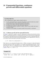 Basic Mathematics for Economists - Rosser - Chapter 14 pps