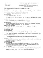 Đề luyện thi TN THPT&ĐH (11a)