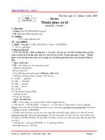 giáo án lớp 5 B.sáng tuần 30