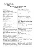 Đề cương ôn tập HK2 Khối 8