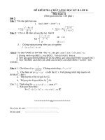 Đê thi cuôi năm toan 11-NC