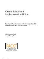 Oracle Essbase 9 Implementation Guide- P1 ppsx