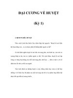 ĐẠI CƯƠNG VỀ HUYỆT (Kỳ 1) doc