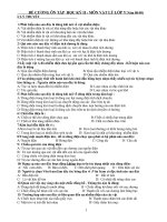 Đề cương ôn tập HK II vật lý 7(09-10)