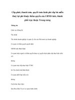 Cấp phát, thanh toán, quyết toán kinh phí cấp bù miễn thuỷ lợi phí thuộc thẩm quyền của UBND tỉnh, thành phố trực thuộc Trung ương pot