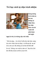 Trẻ học cách tự chịu trách nhiệm pps