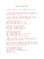 NHỮNG CÂU CHÚC TẾT HAY