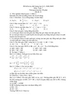Đề kiểm tra học kì 2- 2008-2009- Toán 7