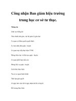 Công nhận Ban giám hiệu trường trung học cơ sở tư thục ppsx