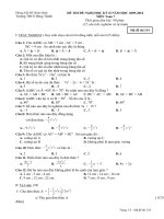Đề thi đề nghị HK2 Toán 7 đề 1