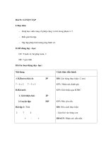 Giáo án toán lớp 1 - LUYỆN TẬP (6) docx