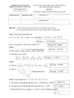 Đề thi MTBT cấp huyện