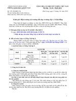 HƯỚNG DẪN KIỂM TRA HKII TIỂU HỌC 2010