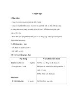 Giáo án Toán lớp 3 - Luyện tập ppsx