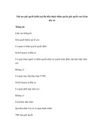 Thủ tục giải quyết khiếu nại lần đầu thuộc thẩm quyền giải quyết của Giám đốc Sở docx