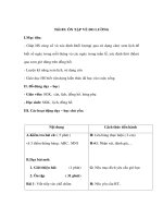 Giáo án Toán lớp 2 - ÔN TẬP VỀ ĐO LƯỜNG ppt